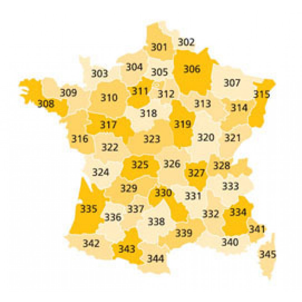 335 Girondes, Landes Michelin
